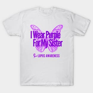 I Wear Purple For My Sister T-Shirt